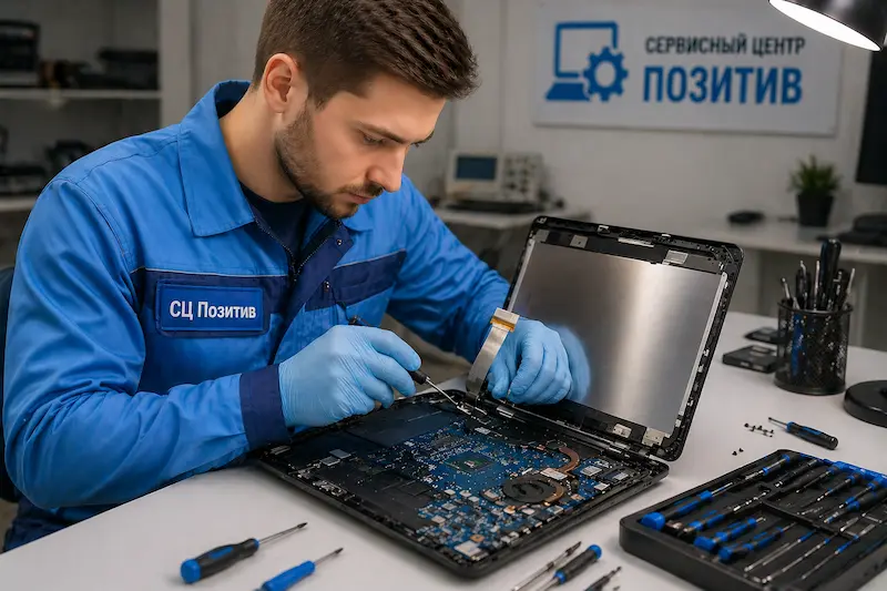 Ремонт шлейфа матрицы ноутбука в Севастополе