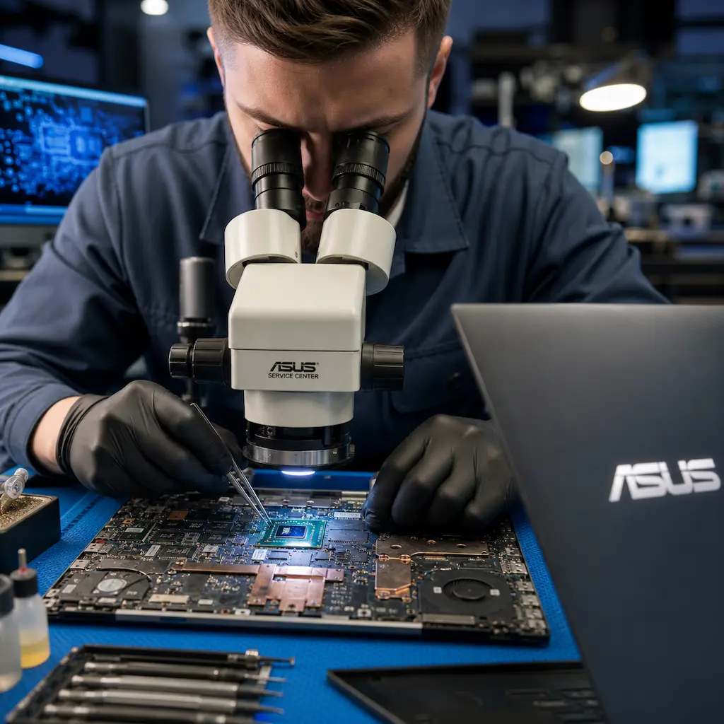 Замена видеокарты ноутбука Asus в Севастополе