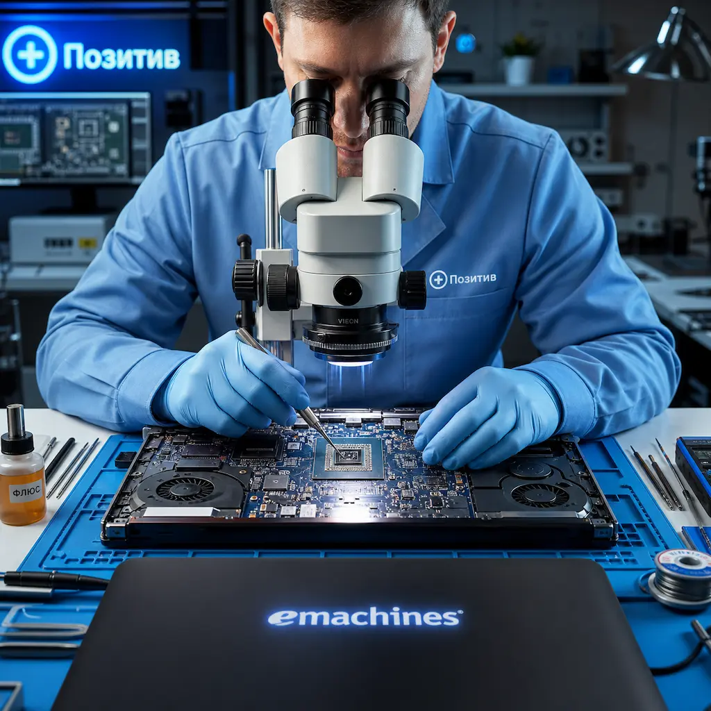 Замена видеокарты ноутбука Emachines в Севастополе