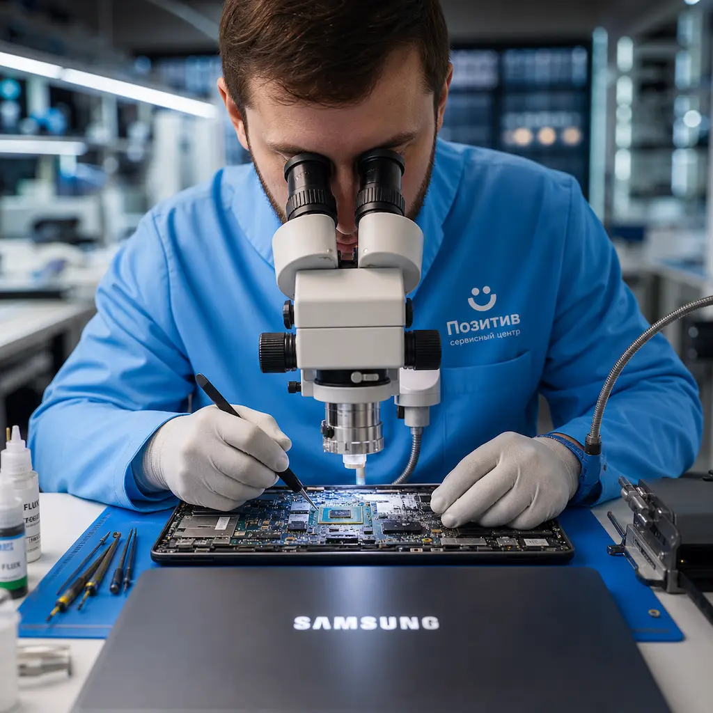 Замена видеокарты ноутбука Samsung в Севастополе
