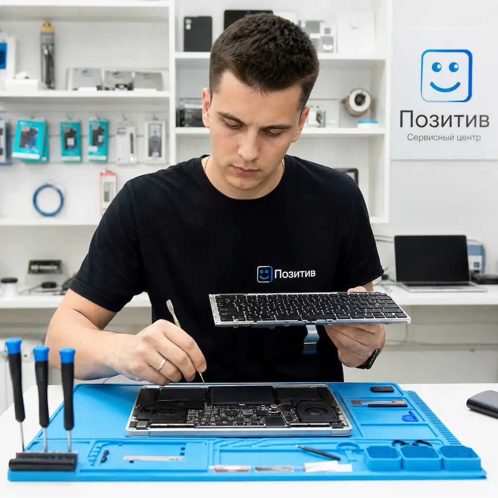 заменить клавиатуру на Apple Macbook в Севастополе