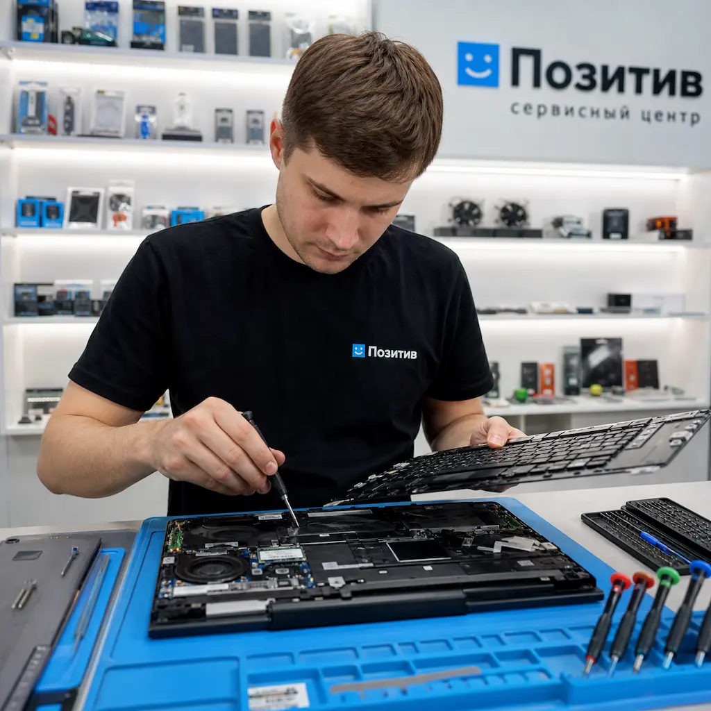 заменить клавиатуру на ноутбуке Samsung в Севастополе