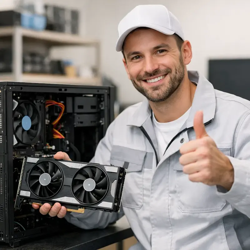 установка видеокарты на ПК в Севастополе