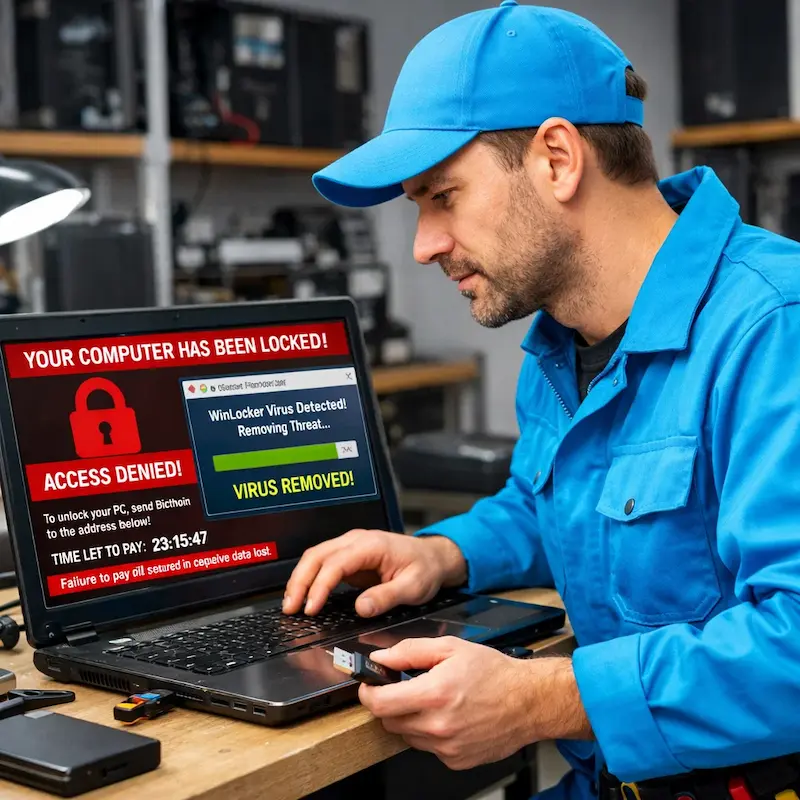 Поможем разблокировать компьютер и ноутбук в Севастополе